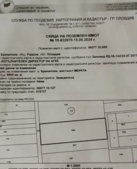 Парцел с. Браниполе, област Пловдив 1