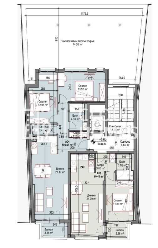 À vendre  2 chambres Sofia , Podouyane , 107 m² | 30288289