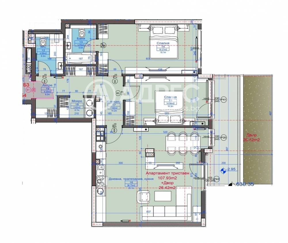 Продава 3-СТАЕН, гр. София, Бояна, снимка 3 - Апартаменти - 53228005