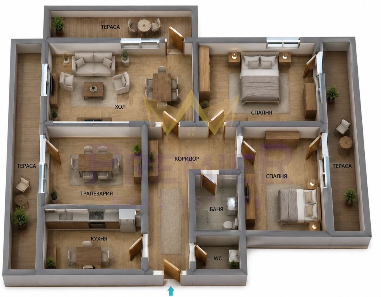 Продава 4-СТАЕН, гр. Варна, Чайка, снимка 7 - Апартаменти - 54823026