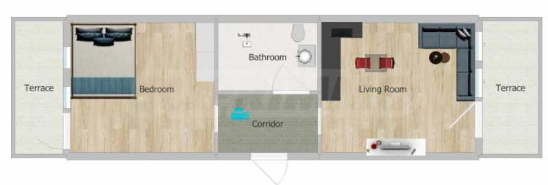 In vendita  1 camera da letto Burgas , Tsentar , 52 mq | 10752962 - Immagine [4]