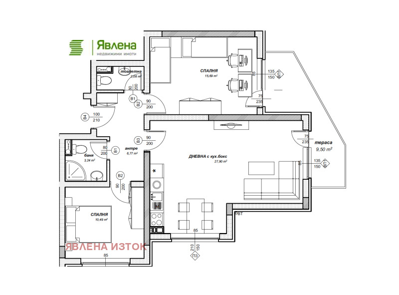 Продава 3-СТАЕН, гр. София, Овча купел 2, снимка 5 - Апартаменти - 52800612