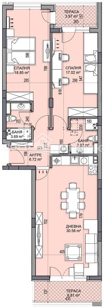 Продава 3-СТАЕН, гр. Пловдив, Гагарин, снимка 7 - Апартаменти - 55951796