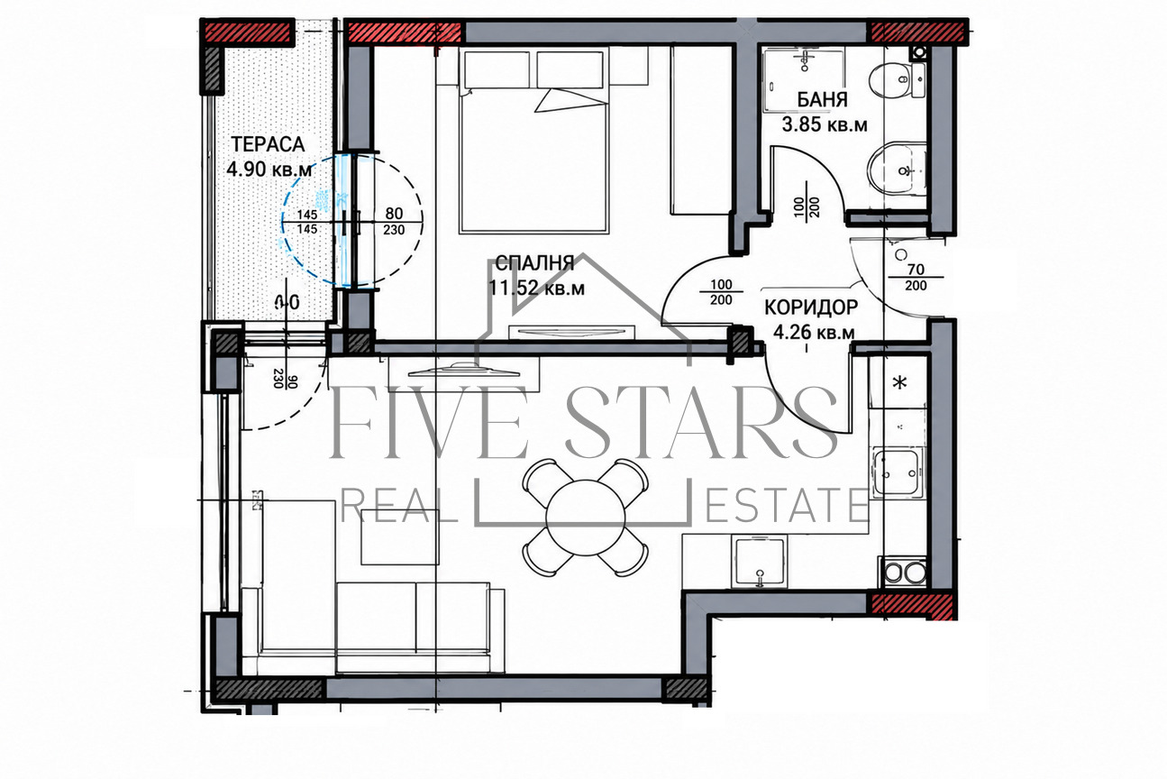 Продава 2-СТАЕН, гр. Варна, Левски 1, снимка 2 - Апартаменти - 56007615