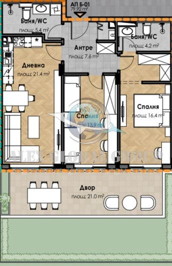 Продава 3-СТАЕН, гр. София, Малинова долина