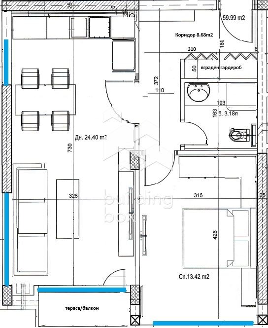En venta  1 dormitorio Sofia , Krastova vada , 70 metros cuadrados | 39691768 - imagen [9]