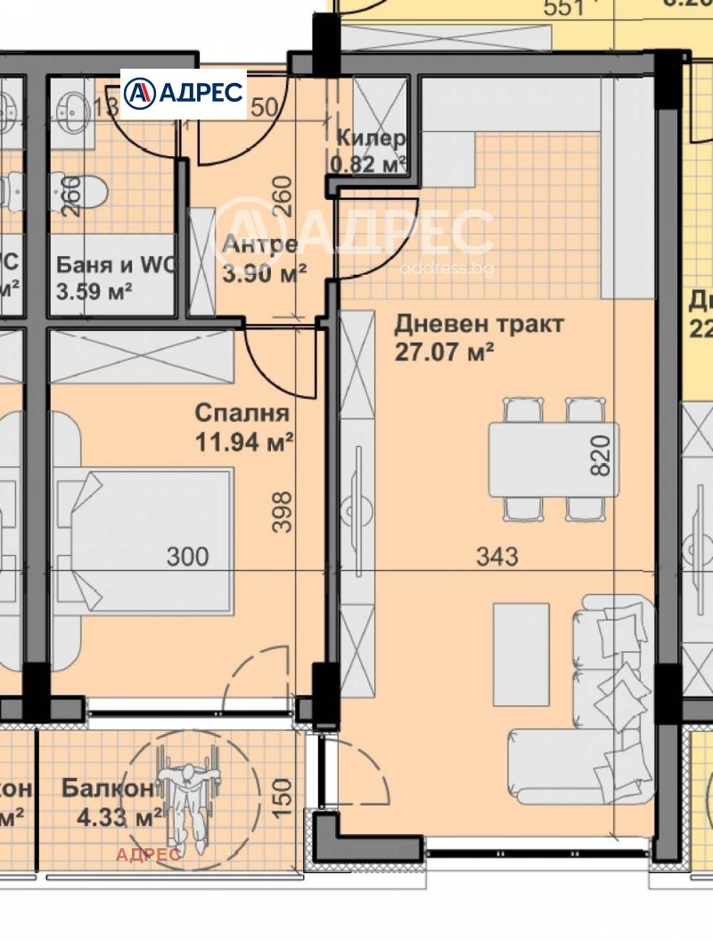 Продава 2-СТАЕН, гр. Варна, Владислав Варненчик 1, снимка 5 - Апартаменти - 53089361