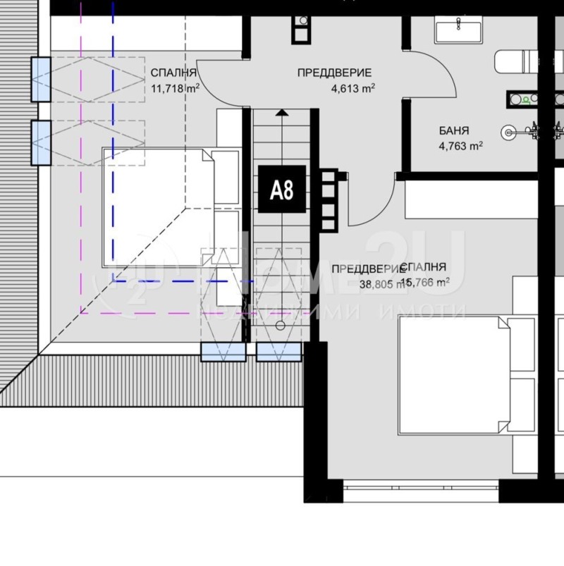 Продава  Мезонет град София , Кръстова вада , 130 кв.м | 54107330 - изображение [14]