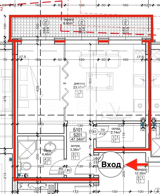 Продава 1-СТАЕН, гр. София, Малинова долина, снимка 2 - Апартаменти - 54044928