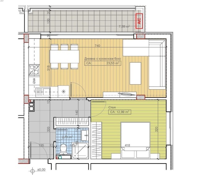 Te koop  1 slaapkamer Sofia , Pavlovo , 71 m² | 62627551 - afbeelding [3]