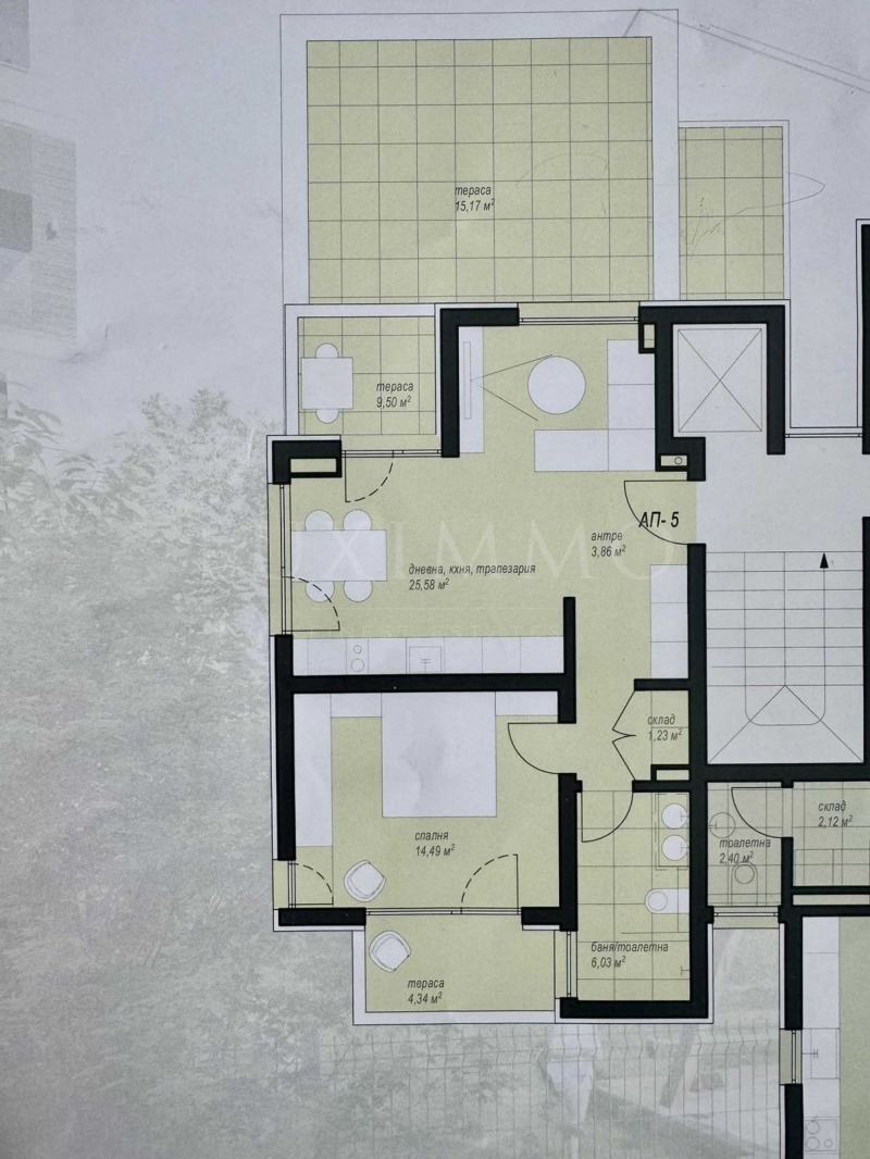 In vendita  1 camera da letto Sofia , Boiana , 85 mq | 74821822 - Immagine [2]