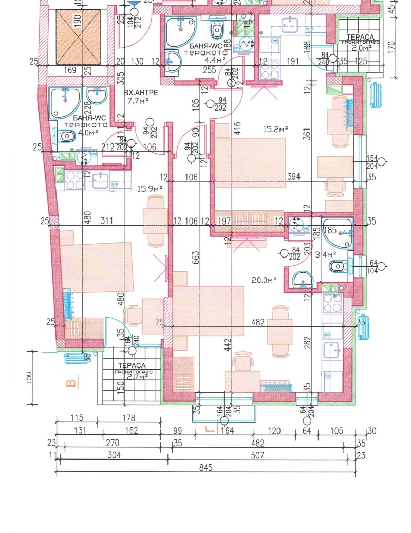 Till salu  2 sovrum Plovdiv , Centar , 115 kvm | 24353447