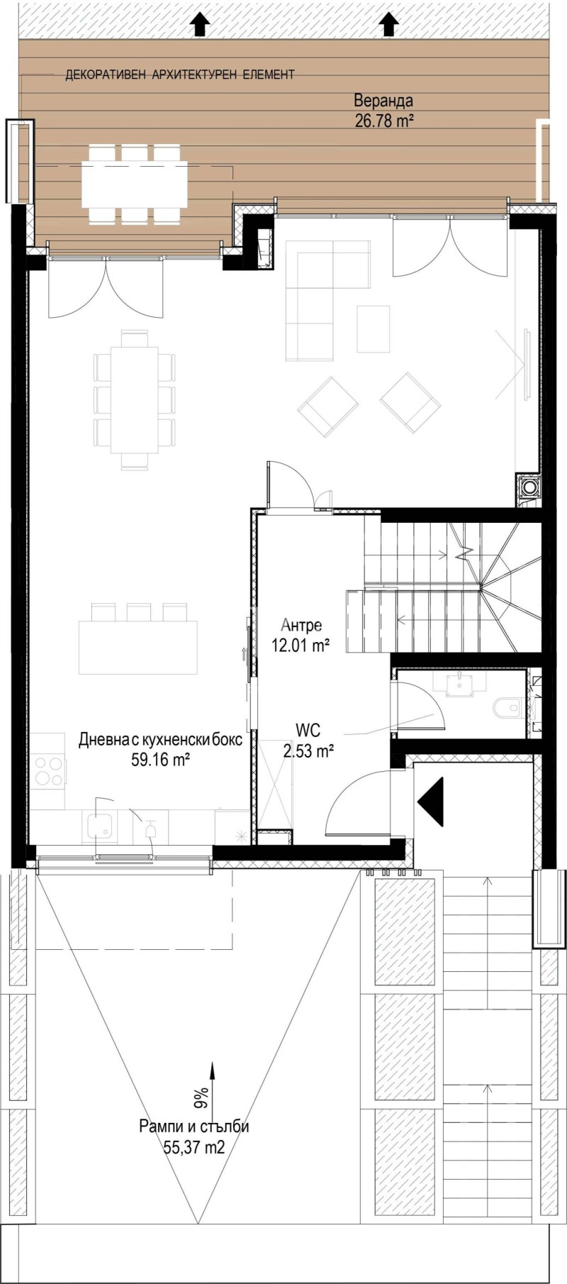 Продава КЪЩА, гр. София, м-т Камбаните, снимка 12 - Къщи - 47982140