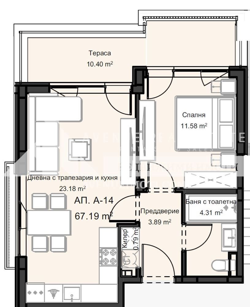 Продава 2-СТАЕН, гр. Пловдив, Остромила, снимка 2 - Апартаменти - 53869464