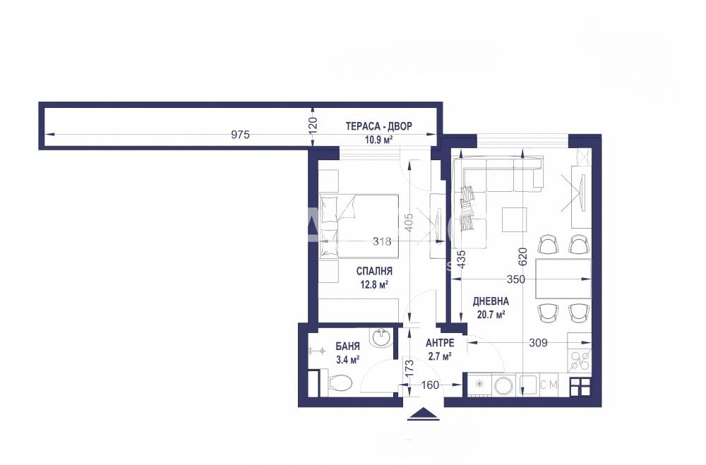 Продава 2-СТАЕН, гр. София, Овча купел 2, снимка 3 - Апартаменти - 55392685
