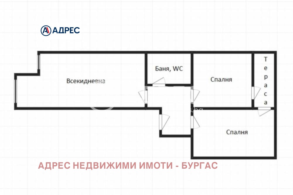 Продава 3-СТАЕН, гр. Бургас, област Бургас, снимка 3 - Апартаменти - 54029679