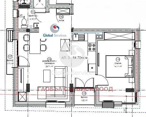 Продава 2-СТАЕН, гр. София, Център, снимка 2 - Апартаменти - 53635395