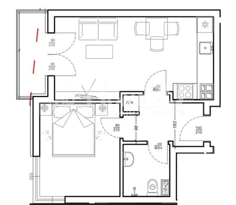 Продава  2-стаен град Варна , Възраждане 3 , 55 кв.м | 46105229 - изображение [4]