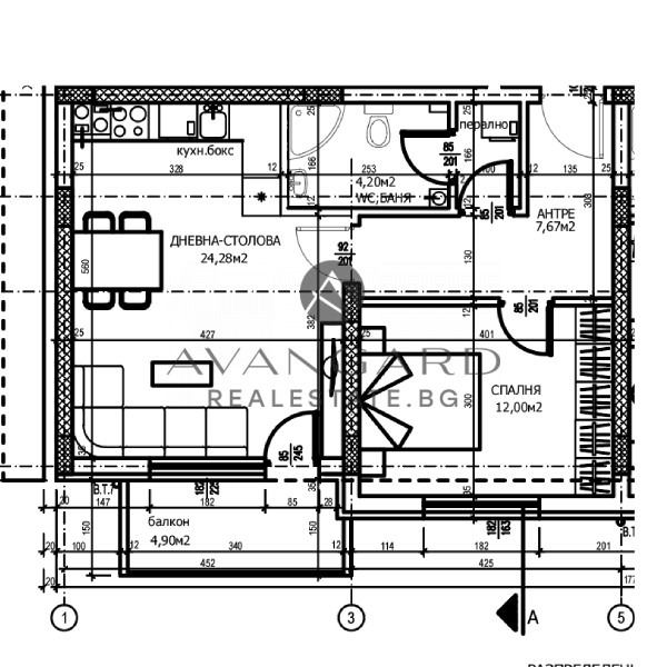 En venta  1 dormitorio Plovdiv , Trakiya , 74 metros cuadrados | 15976391 - imagen [3]