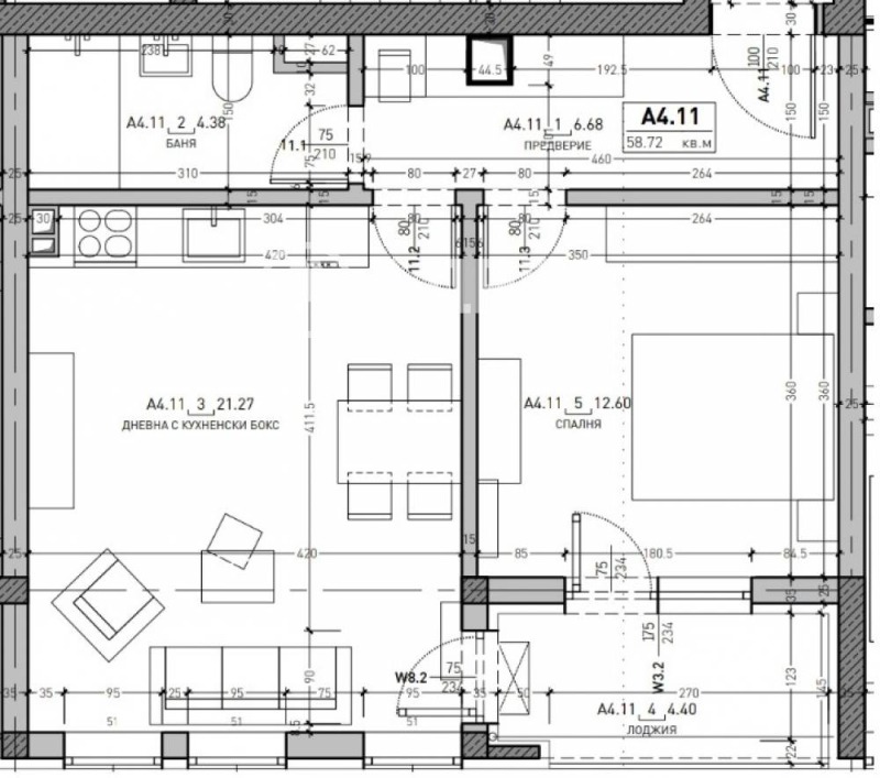 Til salgs  1 soverom Sofia , Ovsja kupel , 73 kvm | 56316020 - bilde [4]