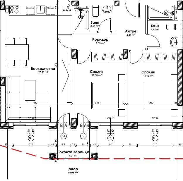 Продава 3-СТАЕН, гр. Пловдив, Прослав, снимка 3 - Апартаменти - 53383304