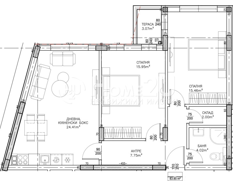 Продава 3-СТАЕН, гр. София, Малинова долина, снимка 15 - Апартаменти - 53594800
