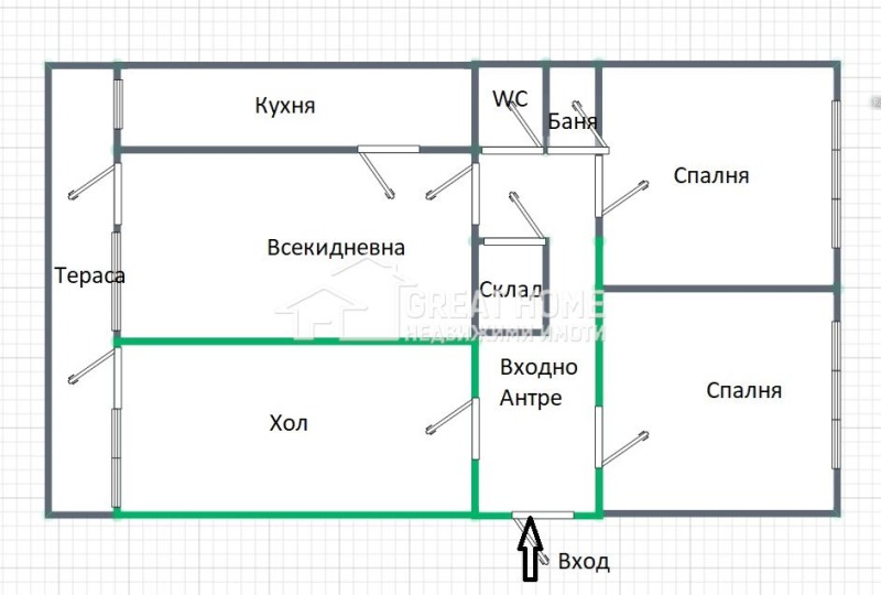Продава 4-СТАЕН, гр. Търговище, Вароша, снимка 6 - Апартаменти - 53259186