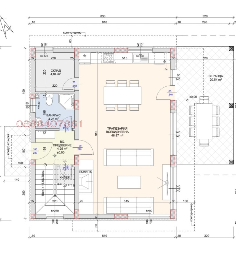 Продава КЪЩА, с. Приселци, област Варна, снимка 7 - Къщи - 49566164