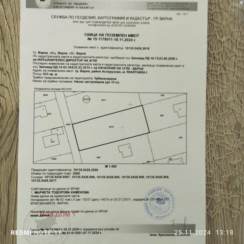 Продава ПАРЦЕЛ, гр. Варна, м-т Ракитника, снимка 4 - Парцели - 48148319