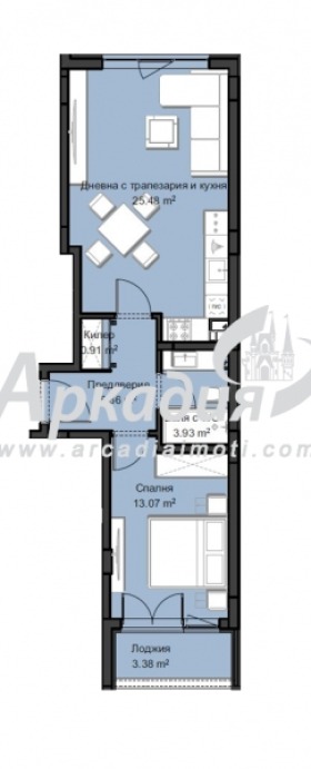 Na prodej  1 ložnice Plovdiv , Christo Smirnenski , 78 m2 | 35503737 - obraz [5]