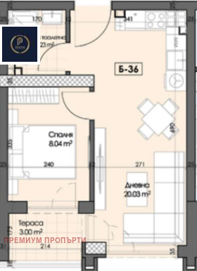 Te koop  1 slaapkamer Plovdiv , Gagarin , 51 m² | 15313110 - afbeelding [3]