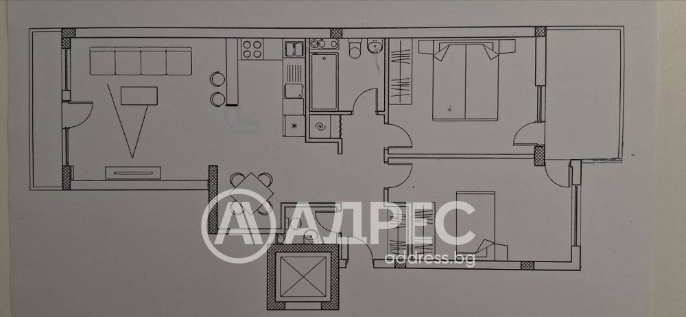 Продава 3-СТАЕН, гр. София, Разсадника
