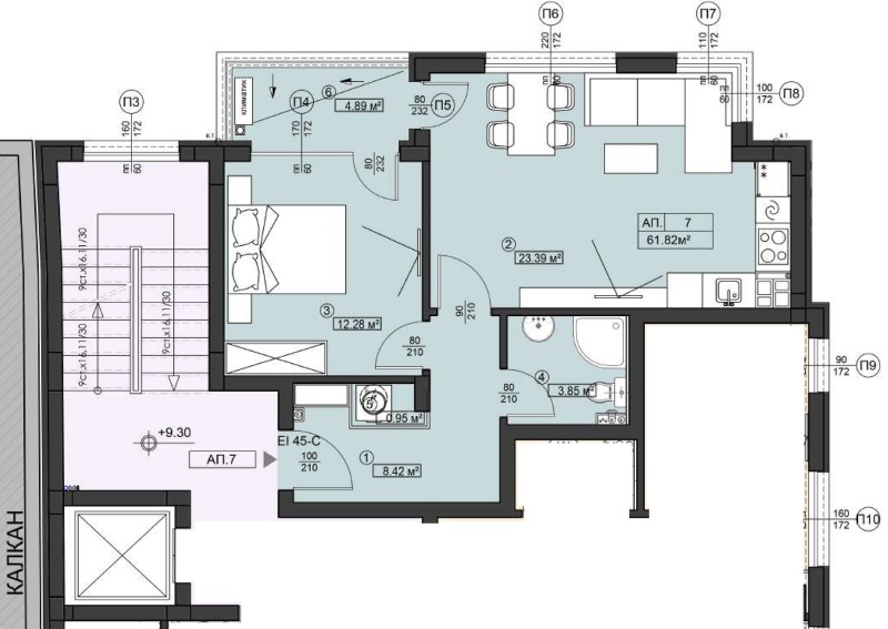 En venta  1 dormitorio Sofia , Sujata reka , 77 metros cuadrados | 91989518 - imagen [3]