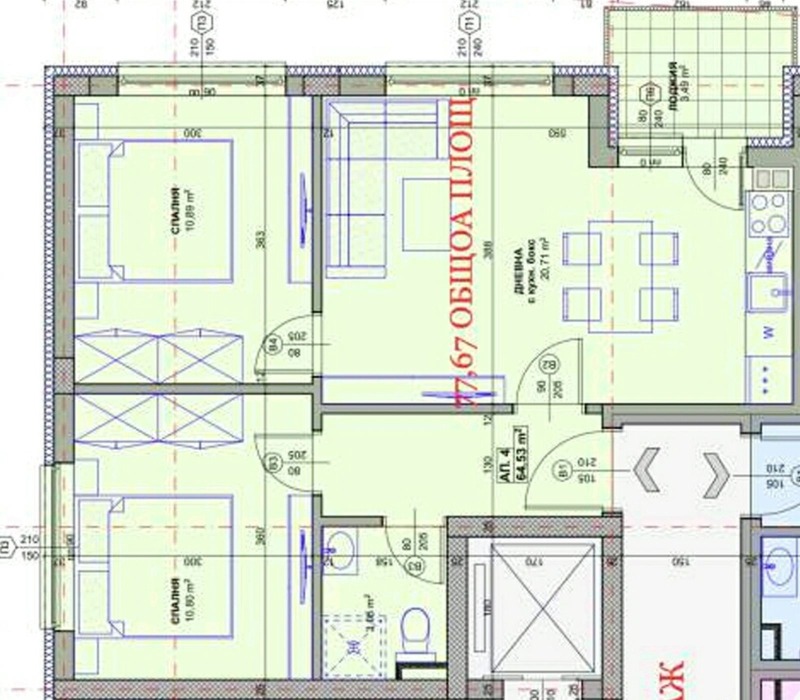 Продава 2-СТАЕН, гр. София, с. Владая, снимка 3 - Апартаменти - 52930851