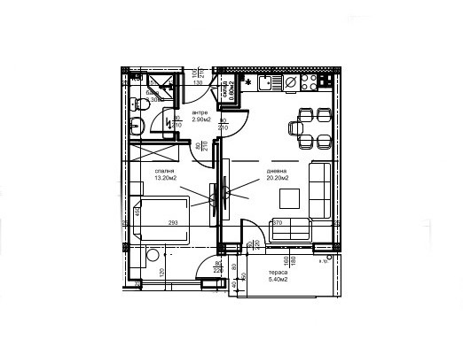 Продава 2-СТАЕН, гр. Пловдив, Беломорски, снимка 2 - Апартаменти - 53946732