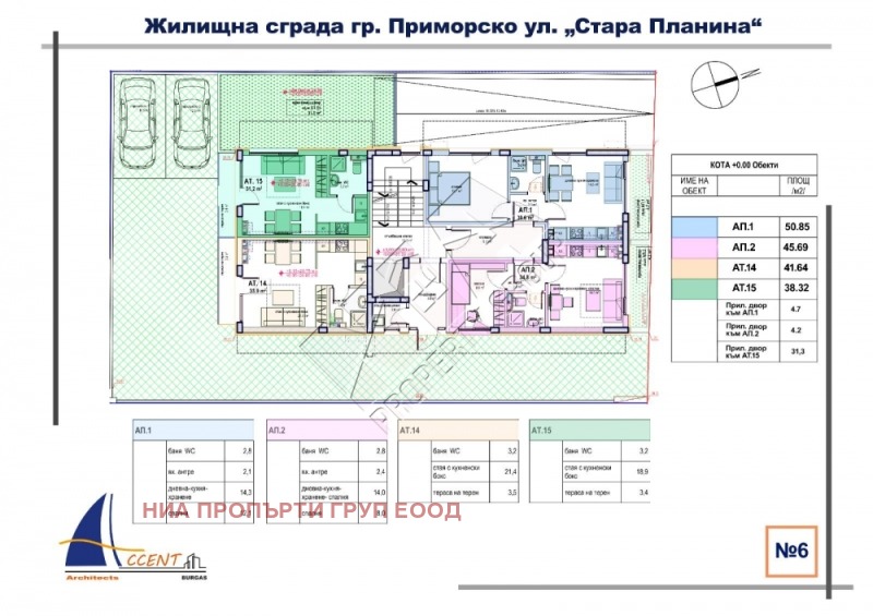 Na sprzedaż  Studio region Burgas , Primorsko , 41 mkw | 20857743 - obraz [5]