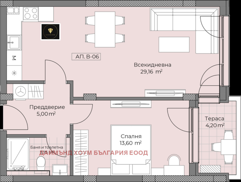 De vânzare  1 dormitor Plovdiv , Ostromila , 73 mp | 79052765 - imagine [2]