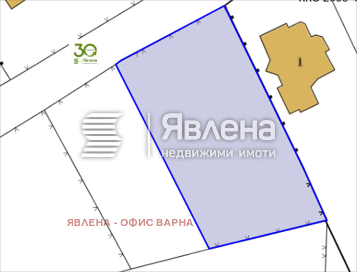 Till salu  Komplott region Varna , Priselci , 600 kvm | 62642531