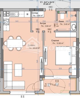 1 dormitorio Markovo, región Plovdiv 2
