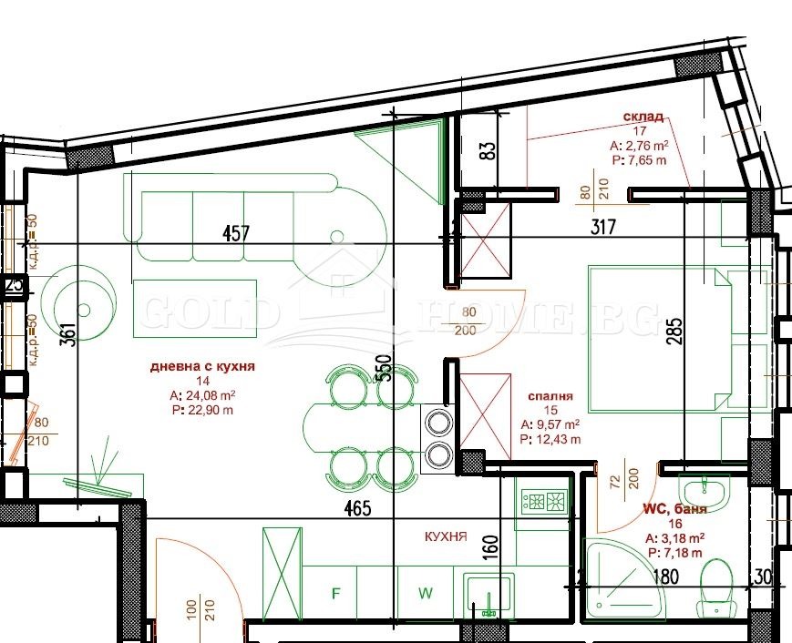 Продава 2-СТАЕН, гр. Пловдив, Старият град, снимка 7 - Апартаменти - 55433226