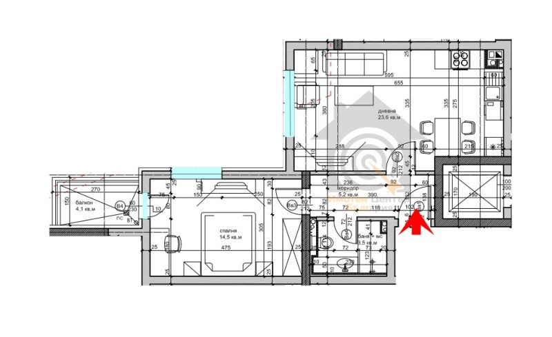 À venda  1 quarto Sofia , Drujba 1 , 69 m² | 29750170