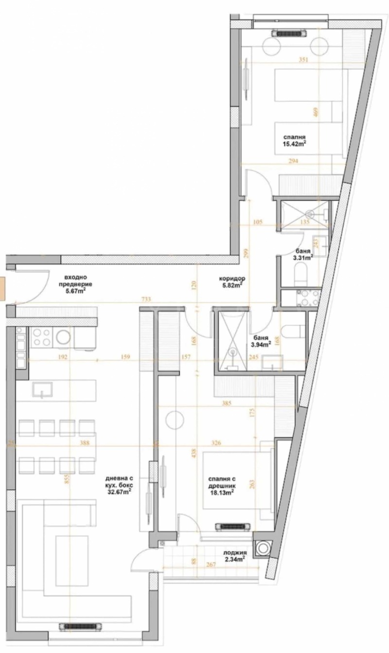 Na prodej  2 ložnice Sofia , Vitoša , 123 m2 | 94736144 - obraz [2]