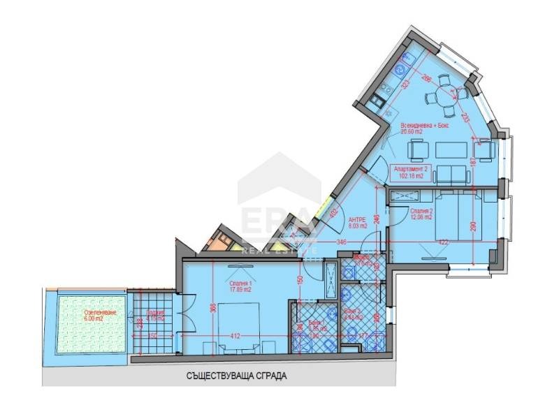 Продава 3-СТАЕН, гр. София, Център, снимка 3 - Апартаменти - 54367224