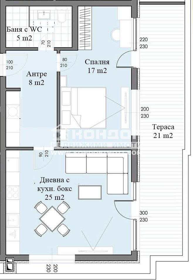 For Sale  1 bedroom Plovdiv , Zapaden , 105 sq.m | 84660523 - image [2]