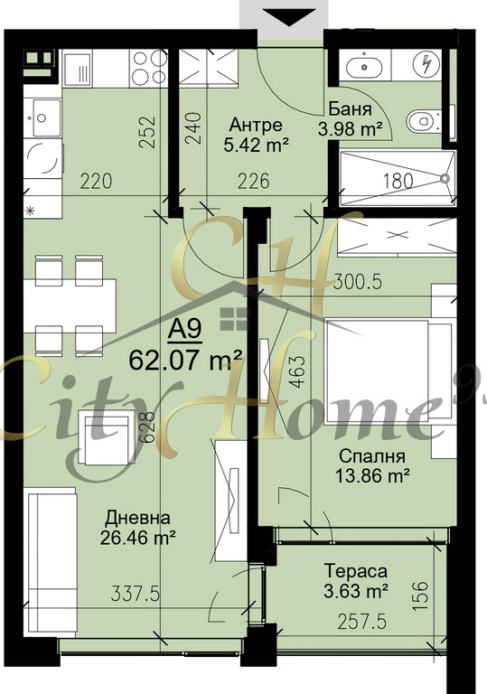 Продава 2-СТАЕН, гр. Варна, Бриз, снимка 1 - Aпартаменти - 47892665