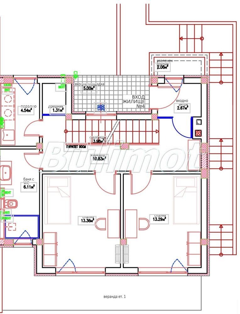 Продава КЪЩА, гр. Варна, к.к. Чайка, снимка 14 - Къщи - 53523344