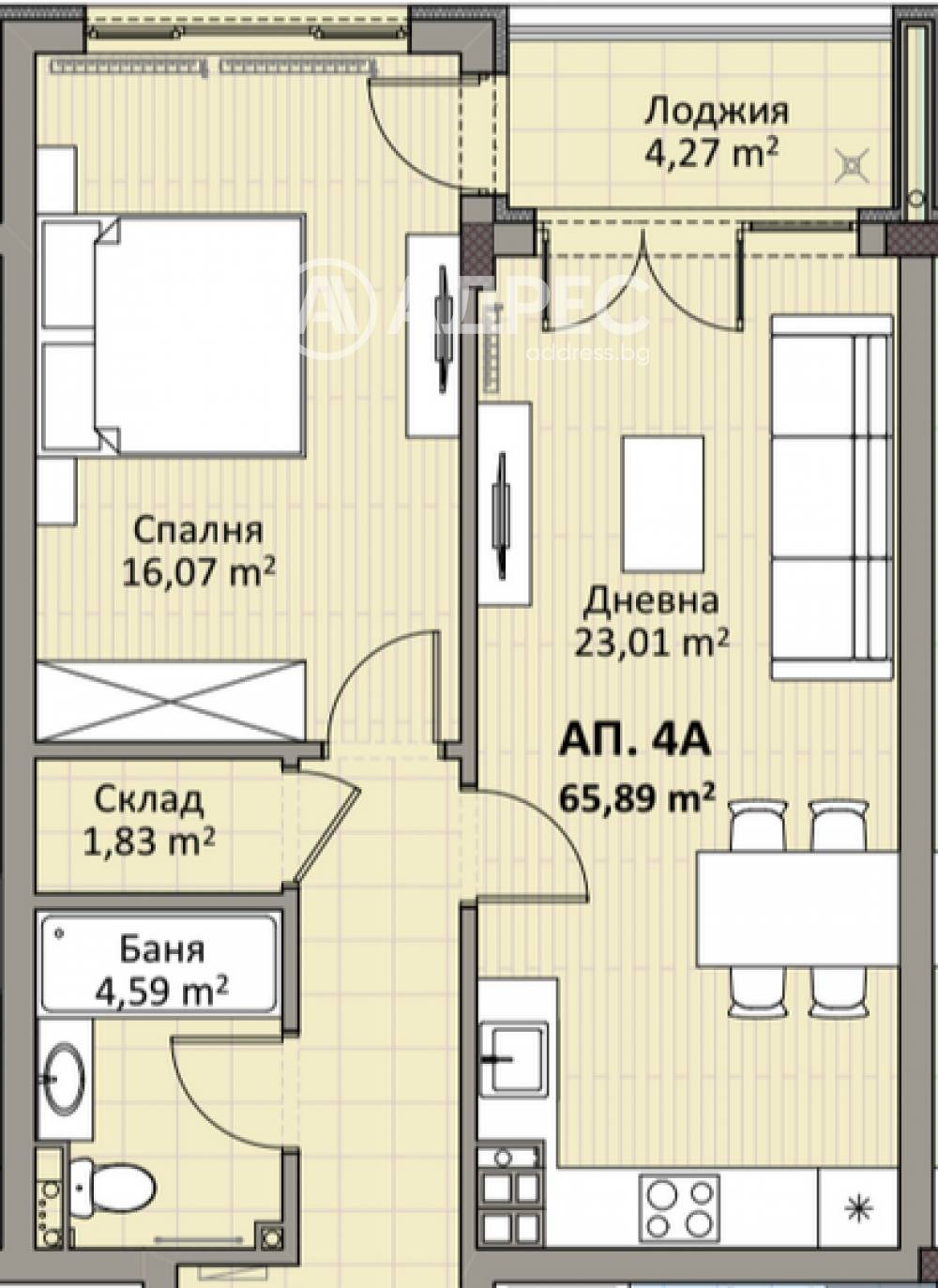 Продава 2-СТАЕН, гр. София, Надежда 2, снимка 3 - Апартаменти - 56223556