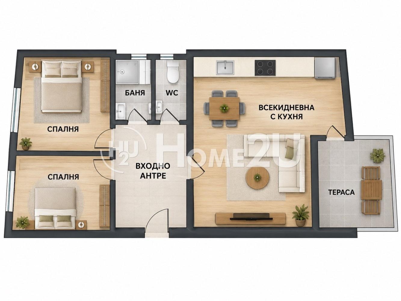 Продава 3-СТАЕН, гр. Варна, Спортна зала, снимка 10 - Апартаменти - 56069097