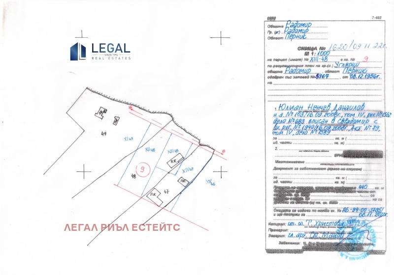 Til salg  Grund region Pernik , Uglyartsi , 440 kvm | 48034964 - billede [12]