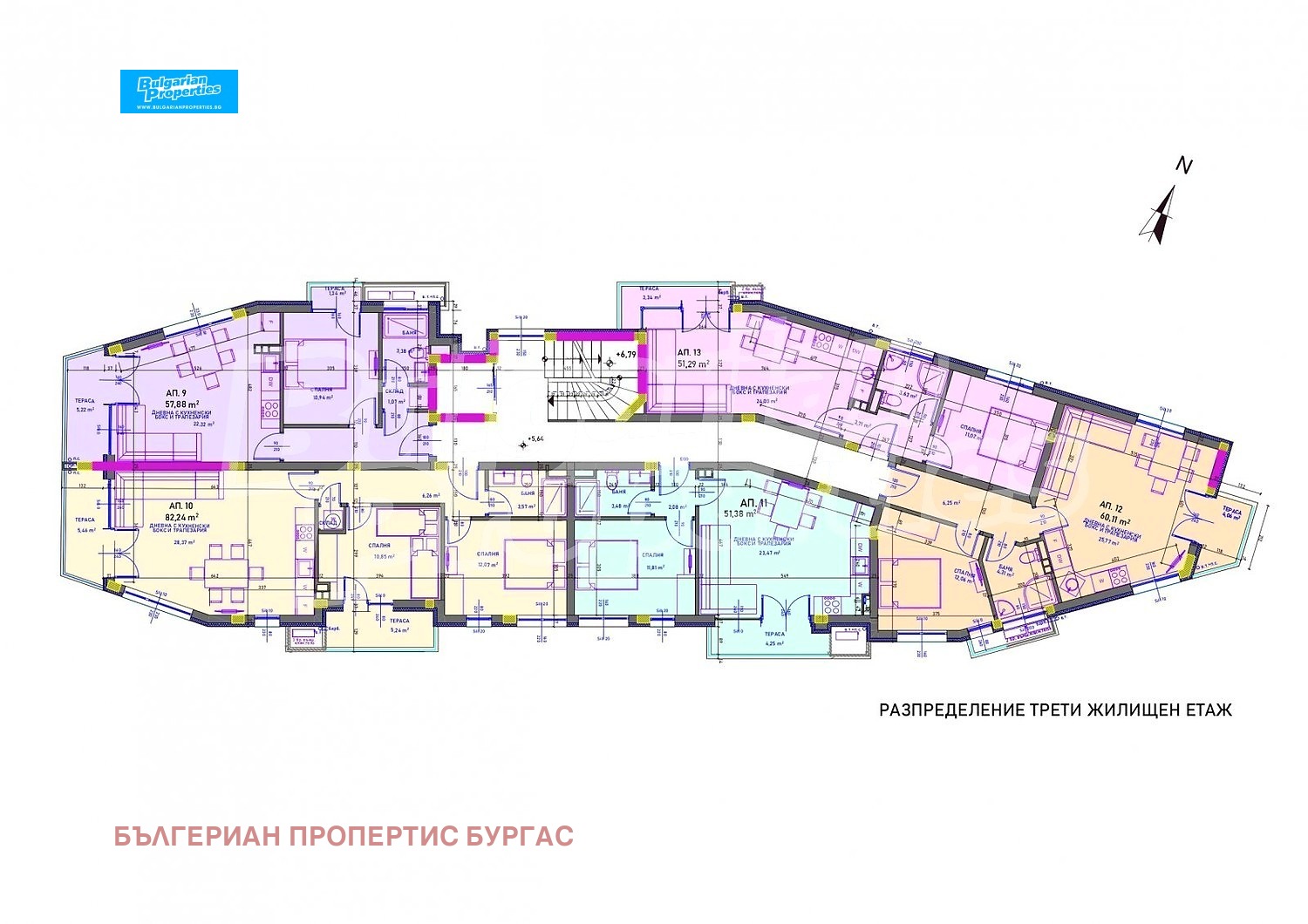 Продава 3-СТАЕН, гр. Бургас, Сарафово, снимка 2 - Апартаменти - 53902093